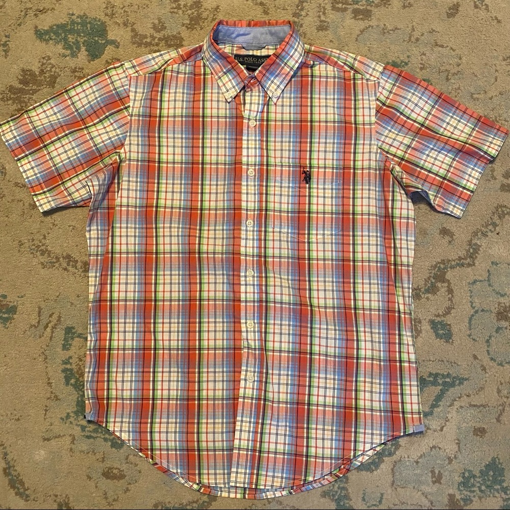 🔥4/$20 U.S. Polo Assn. Men’s Short Sleeve Button Down